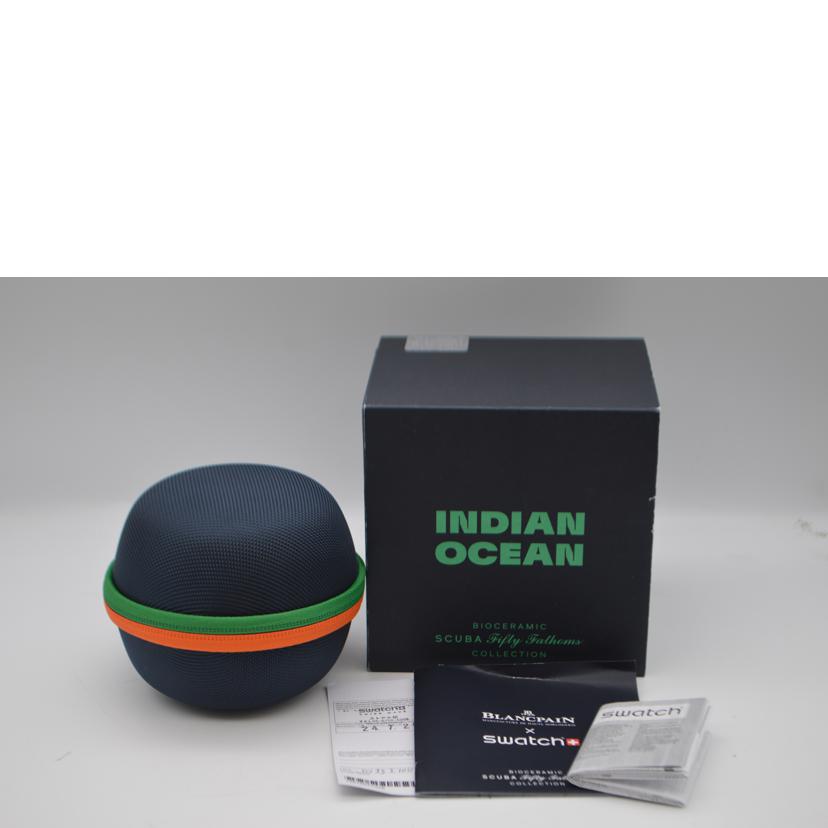 ブランパン/swatch ブランパン/スウォッチ/スキューバフィフティファゾムスインディアン/自動巻/SO35I100//Aランク/89