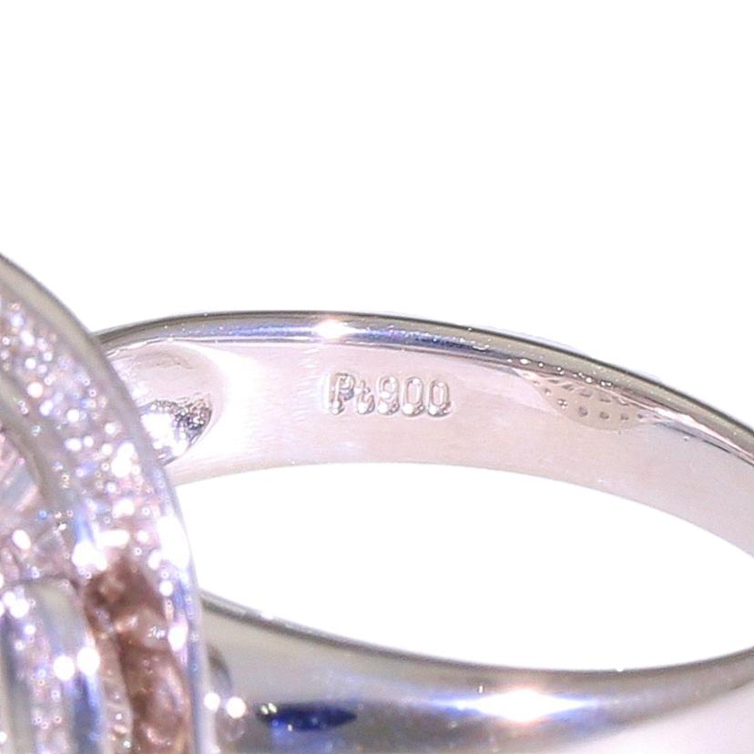 /◎PT900サファイア ダイヤリング1.04/D0.88ct//ABランク/59