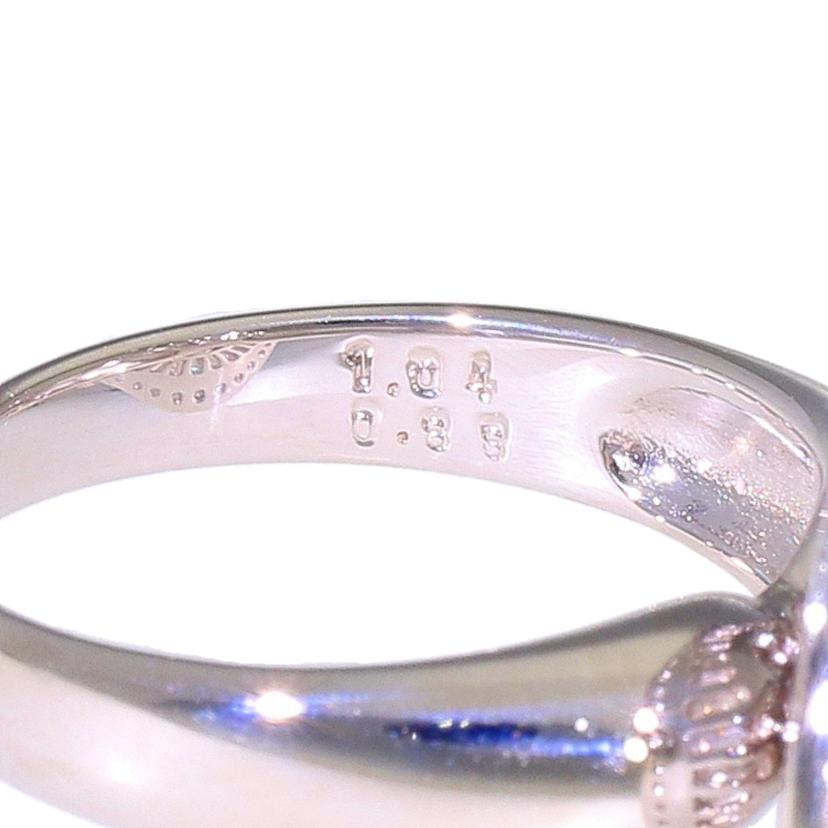 /◎PT900サファイア ダイヤリング1.04/D0.88ct//ABランク/59