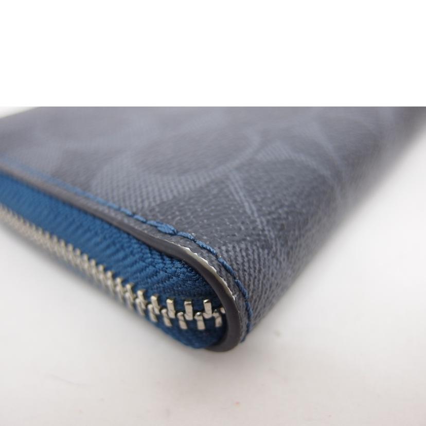 COACH コーチ/シグネチャー/ラウンドファスナー長財布/アップリケ/F26784//A18*/ABランク/04