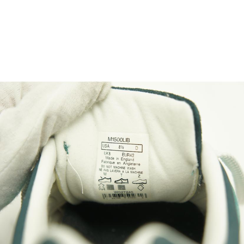 NB ニューバランス/M1500LIBメイドイングランドブラック/ティール/M1500LIB//サイズ:UK表記8/ABランク/75