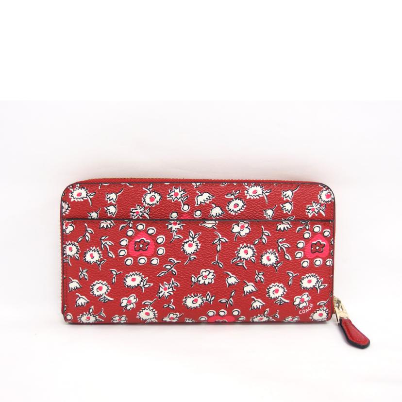 COACH コーチ/フローラルワイルドハートプリント/ラウンドファスナー長財布/57832//K16**/ABランク/04