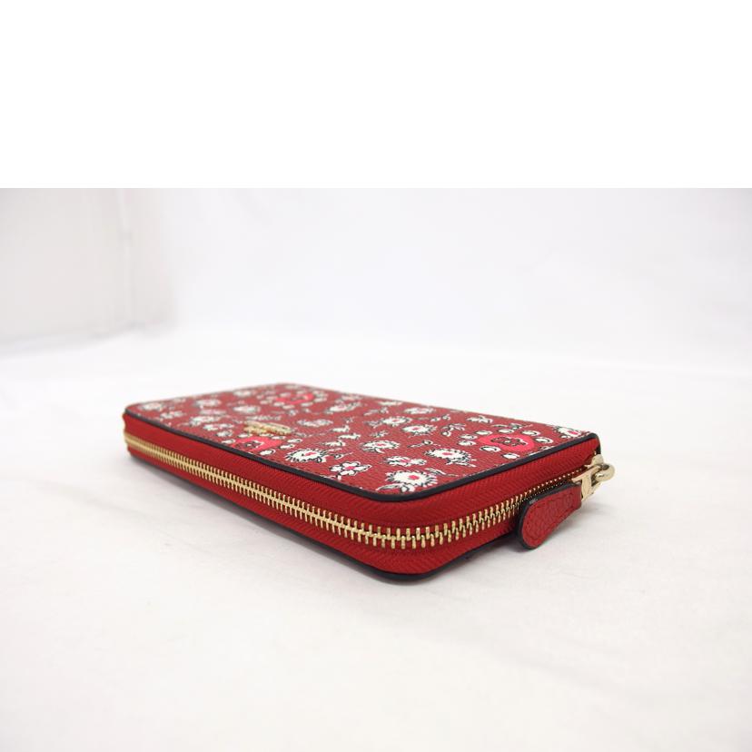 COACH コーチ/フローラルワイルドハートプリント/ラウンドファスナー長財布/57832//K16**/ABランク/04