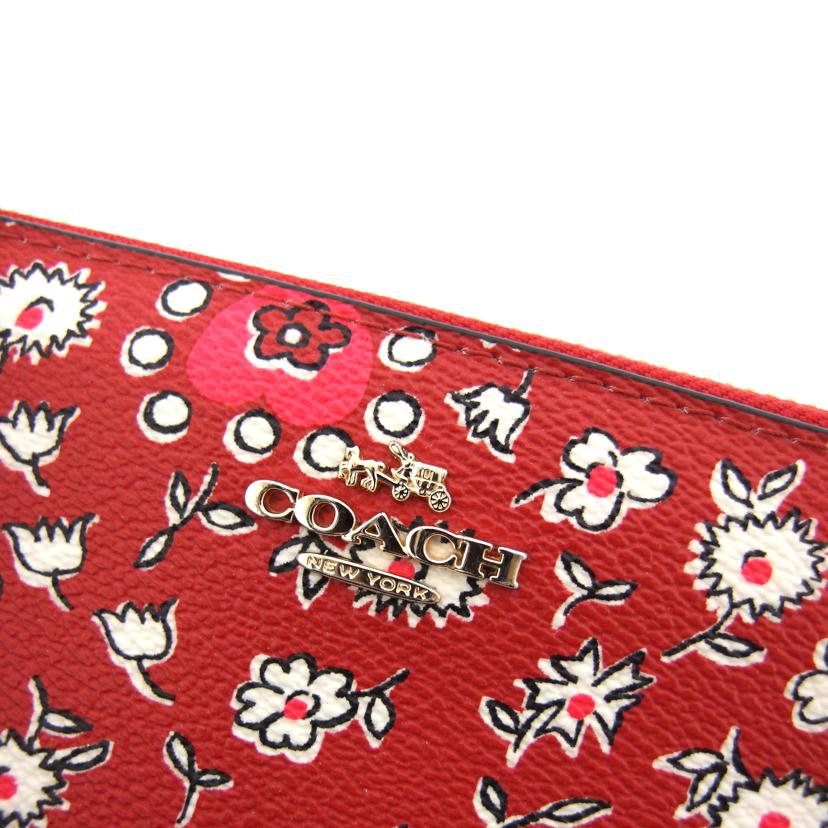 COACH コーチ/フローラルワイルドハートプリント/ラウンドファスナー長財布/57832//K16**/ABランク/04