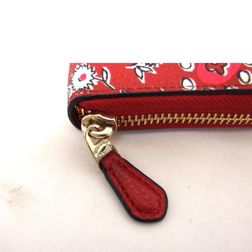 COACH コーチ/フローラルワイルドハートプリント/ラウンドファスナー長財布/57832//K16**/ABランク/04