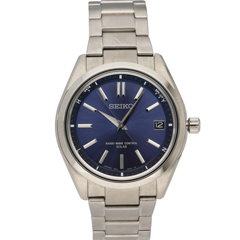 SEIKO セイコー/ブライツ デイト /チタン/ソーラー/7B24-0BH0//6O0***/ABランク/01