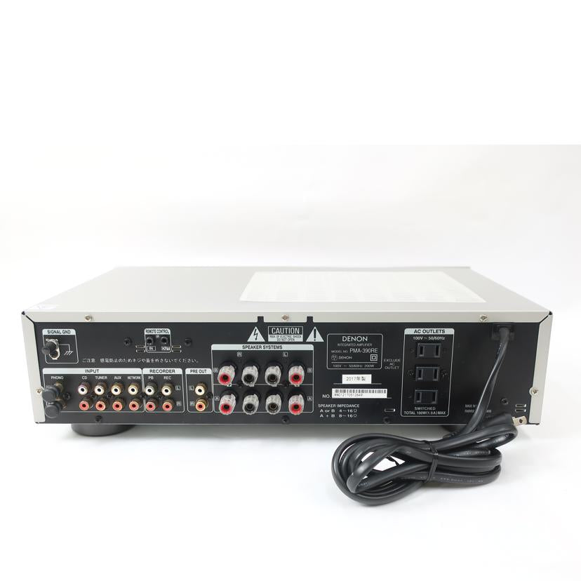 DENON デノン/プリメインアンプ リモコンなし/PMA-390RE//ANC12170512849/ABランク/65