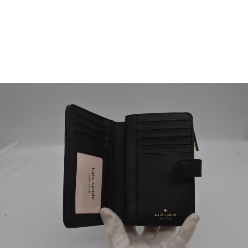 kate spade ケイトスペード/ナタリアキルティングミディアムコンパクトレザーウォレット/WLRU6344//Aランク/89
