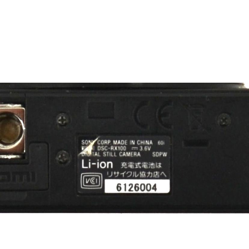 SONY/デジタルカメラ/DSC-RX100//6126004/Cランク/75