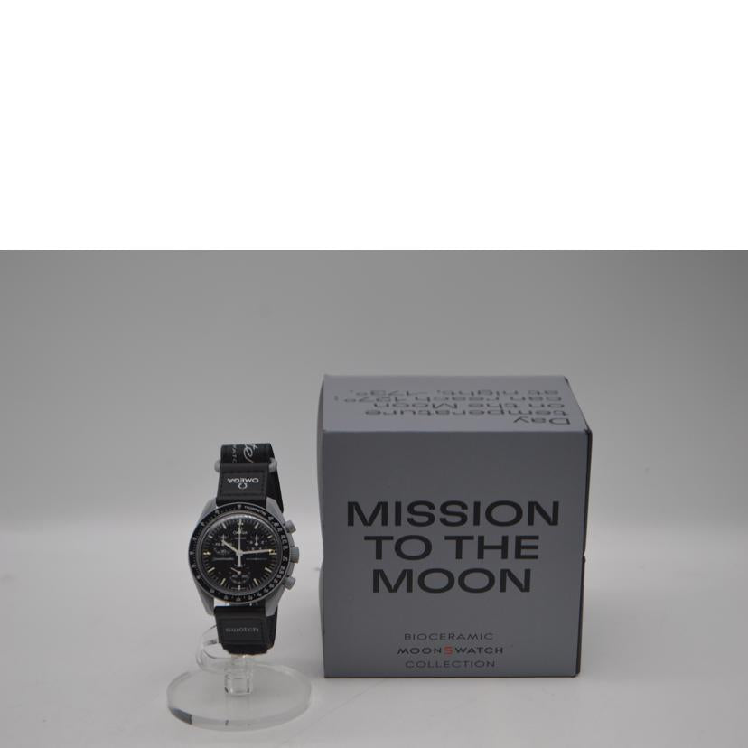 OMEGA×Swarch オメガ×スウォッチ/MISSION TO THE MOON クォーツ/S033M100//Aランク/89