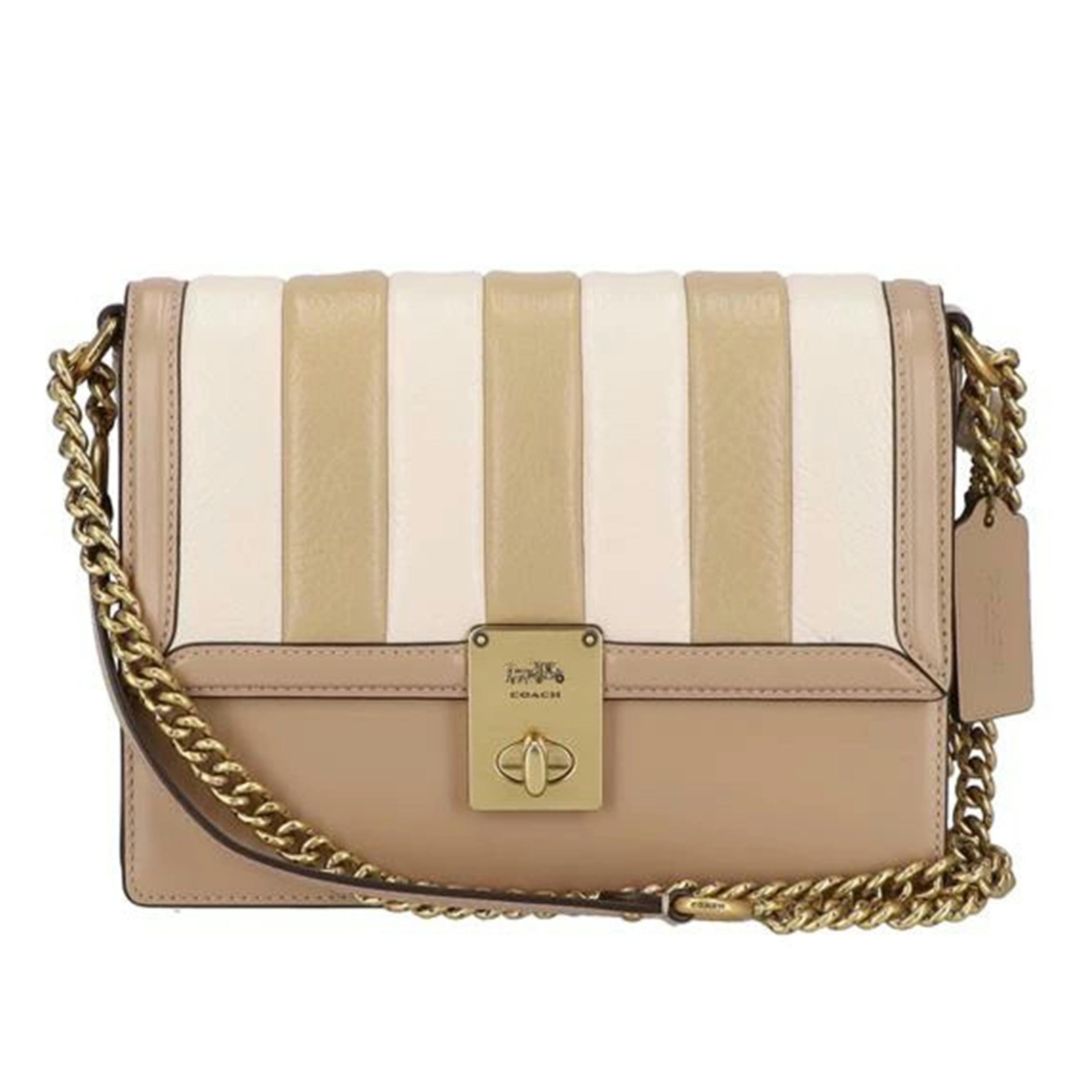 COACH コーチ/カラーブロックキルティング/ハットンショルダー/739//D20**/SAランク/78