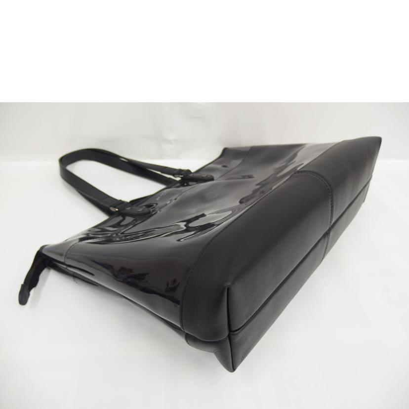 CRESTBRIDGE CRESTBRIDGE/BLACK LABEL ビニールトートバック/ブラック//ABランク/82