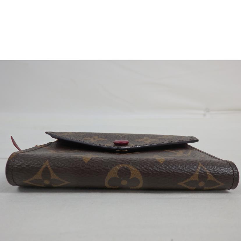 LV ルイヴィトン/ポルトフォイユ・ヴィクトリーヌ/モノグラム/フューシャ/M41938//MI0***/Aランク/84