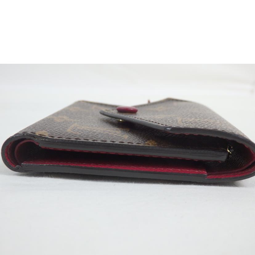 LV ルイヴィトン/ポルトフォイユ・ヴィクトリーヌ/モノグラム/フューシャ/M41938//MI0***/Aランク/84