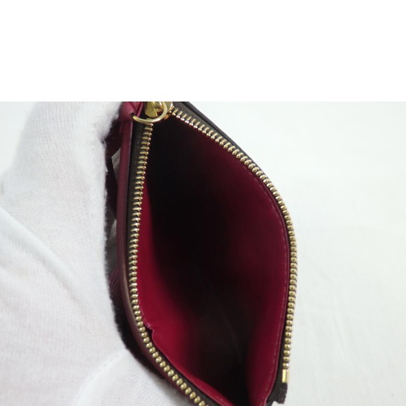 LV ルイヴィトン/ポルトフォイユ・ヴィクトリーヌ/モノグラム/フューシャ/M41938//MI0***/Aランク/84