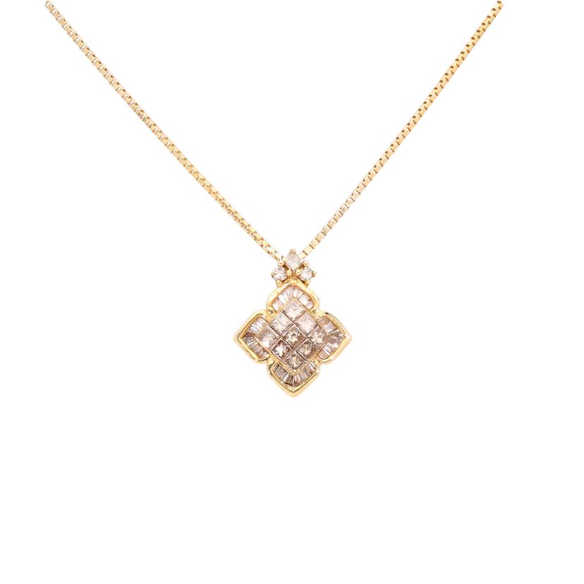 K18ダイヤネックレス0.50ct//Aランク/19