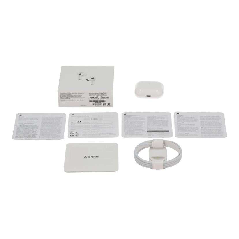 Apple アップル /AirPods 第3世代/MPNY3J/A//HN99P9WHGT/Bランク/67