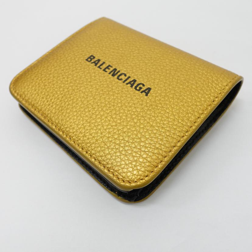 BALENCIAGA バレンシアガ/二つ折り財布/ゴールド/594216.8060R//Bランク/88