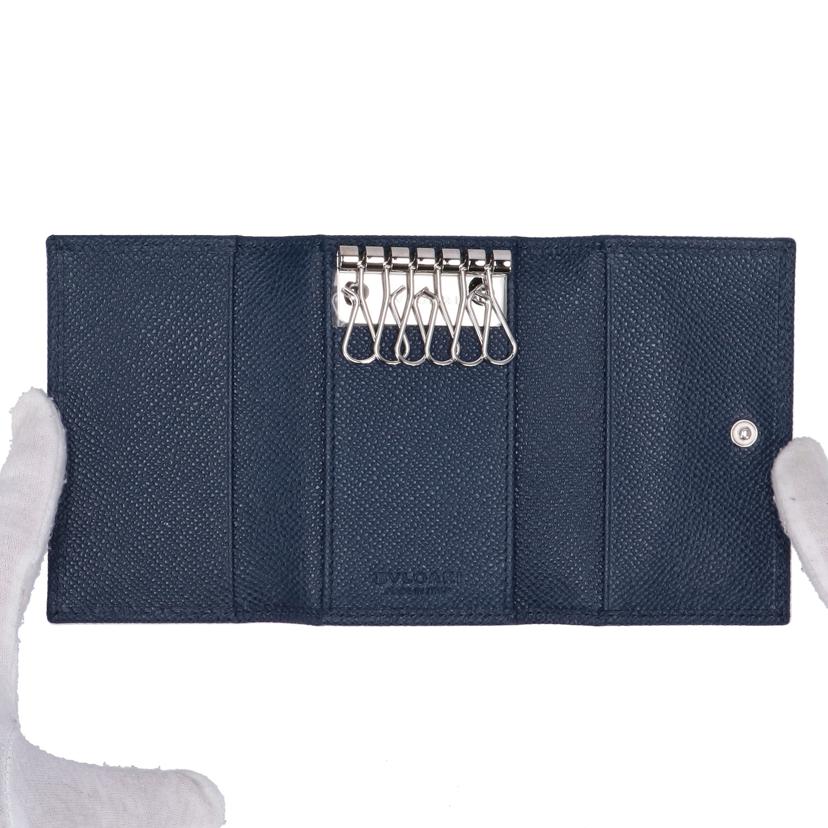 BVLGARI ブルガリ/ブルガリ・ブルガリ6連キーケース/サファイア/393318//Sランク/75