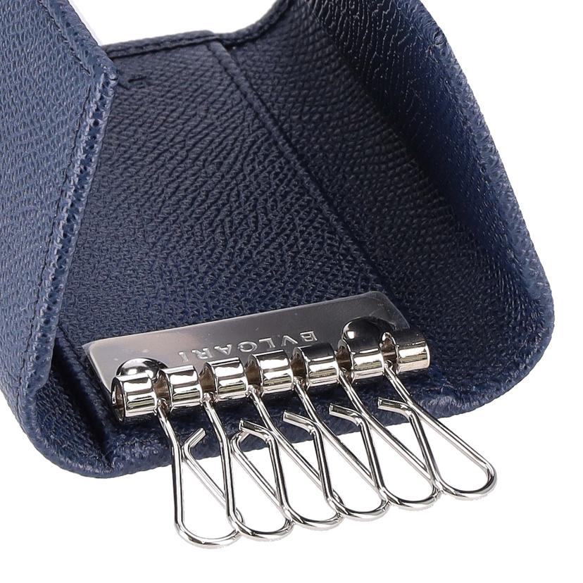 BVLGARI ブルガリ/ブルガリ・ブルガリ6連キーケース/サファイア/393318//Sランク/75