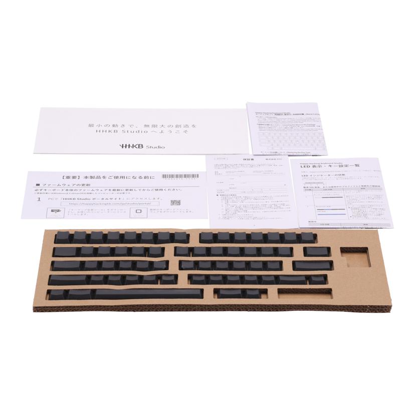 PFU Limited ピーエフユー /ワイヤレスメカニカルキーボード/HHKB Studio 墨/PD-ID100B//CRVT006538/ABランク/77