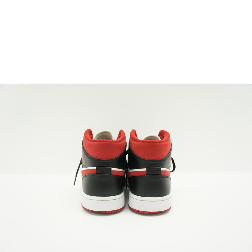 NIKE ナイキ/エアジョーダン1ミッド/ホワイト/ジムレッド/554724-122//サイズ:28cm/ABランク/75