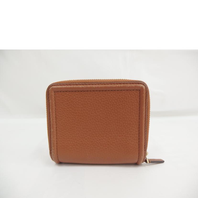 TORYBURCH トリーバーチ/ロゴマーク折り財布/茶//ABランク/82