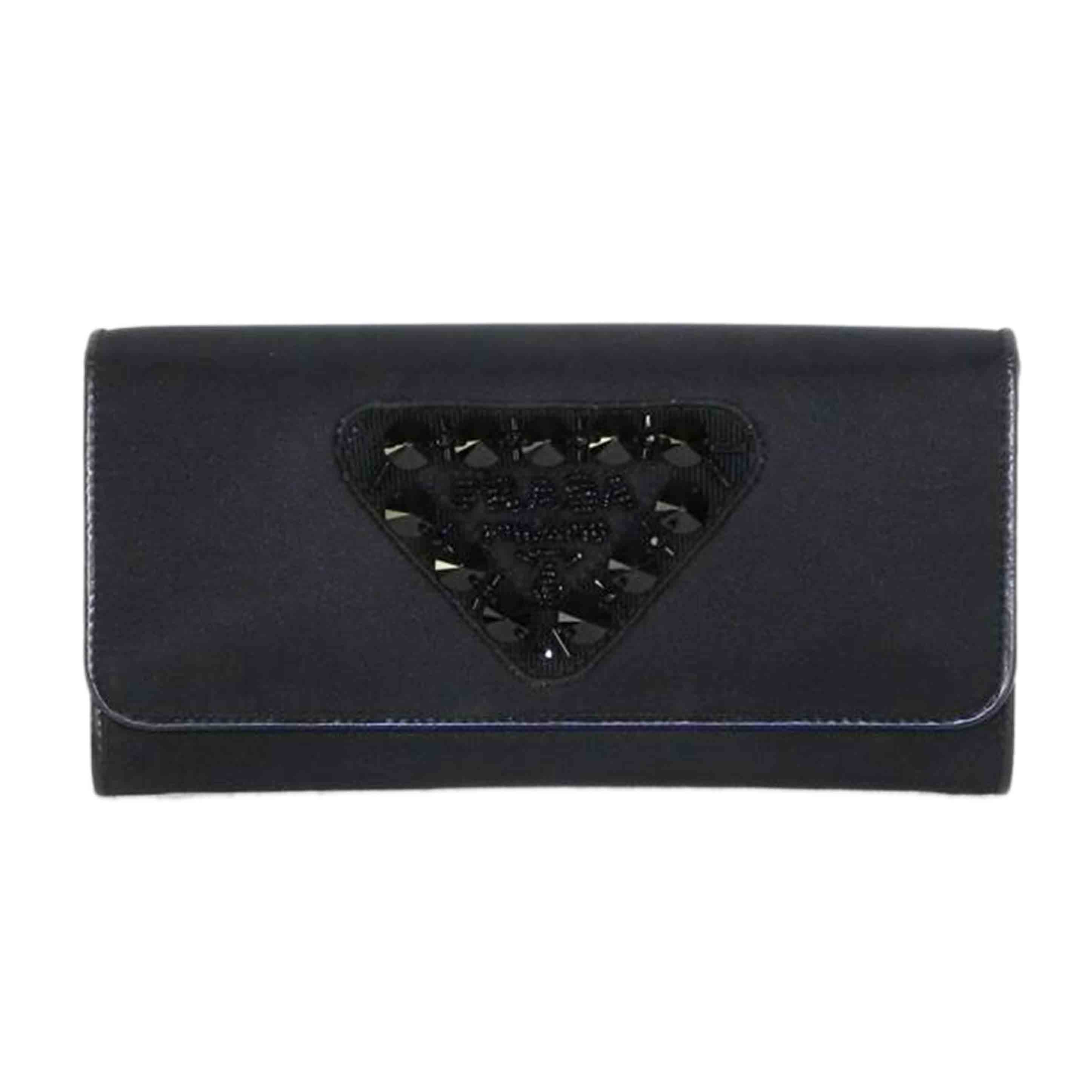 PRADA プラダ/長財布 / ビジューロゴ//ABランク/81
