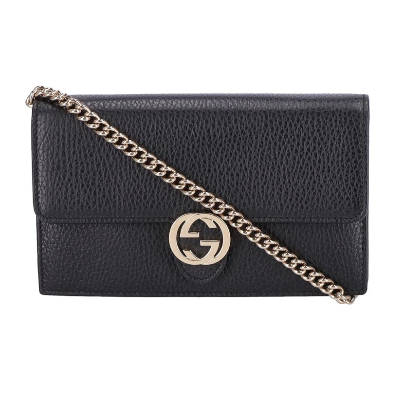 GUCCI グッチ/インターロッキングG チェーンウォレット/510314//114*/Sランク/93