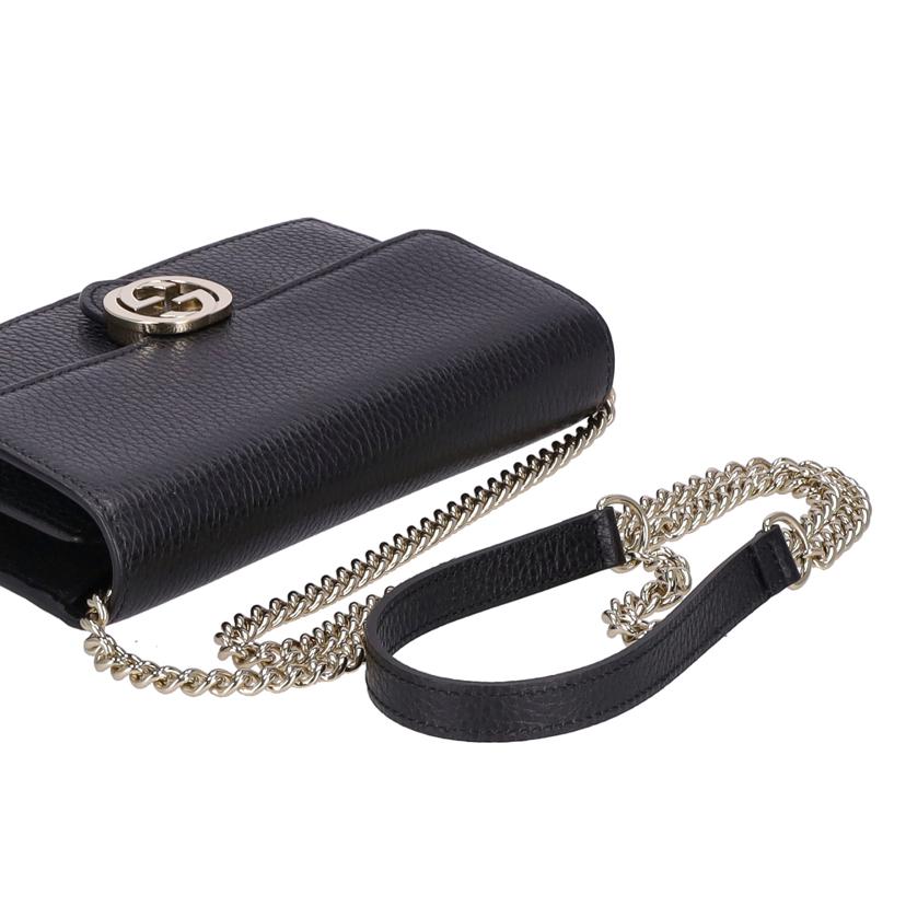 GUCCI グッチ/インターロッキングG チェーンウォレット/510314//114*/Sランク/93
