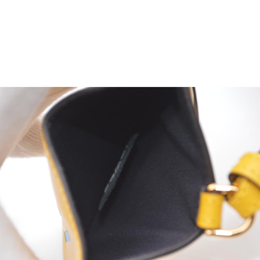 FENDI フェンディ/IDネームカードホルダー/イエロー/8M0452//AHN**********/SAランク/89