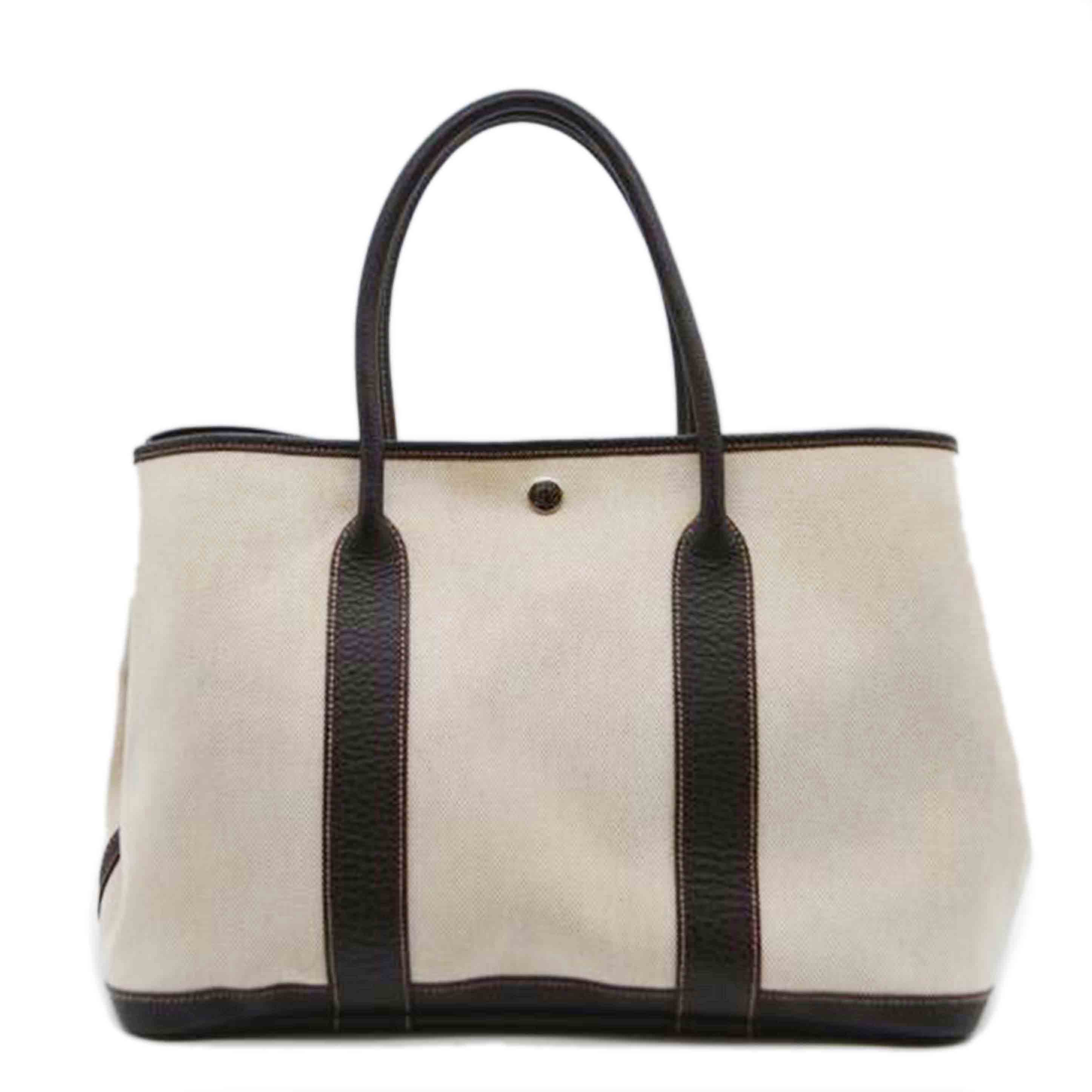 HERMES エルメス/ガーデンパーティーPM/トワルアッシュ/マロン//H□刻*/ABランク/89