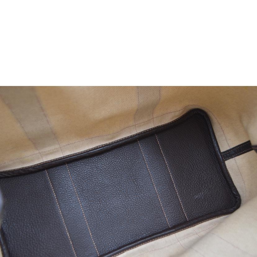 HERMES エルメス/ガーデンパーティーPM/トワルアッシュ/マロン//H□刻*/ABランク/89