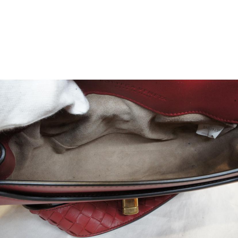 BOTTEGA VENETA ボッテガヴェネタ/イントレチャートショルダーレッド//Aランク/92