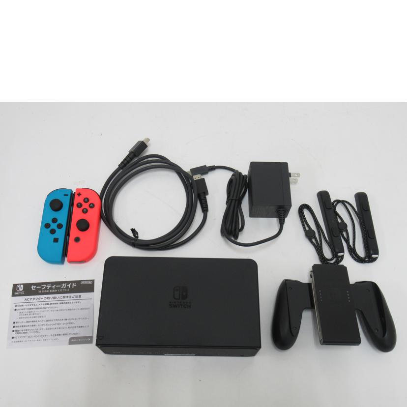 Nintendo/Nintendo Switch/有機EL/ネオンレッド・ネオンブルー/HEG-S-KABAA(JPN)//XTJ50778169980/SAランク/63