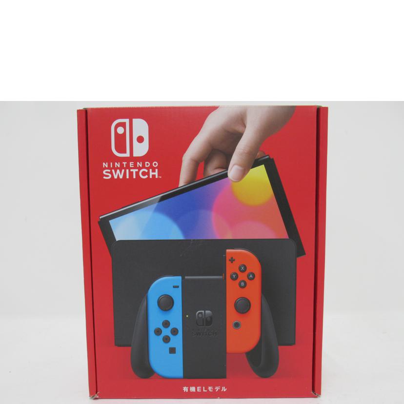 Nintendo/Nintendo Switch/有機EL/ネオンレッド・ネオンブルー/HEG-S-KABAA(JPN)//XTJ50778169980/SAランク/63