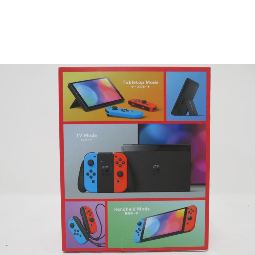 Nintendo/Nintendo Switch/有機EL/ネオンレッド・ネオンブルー/HEG-S-KABAA(JPN)//XTJ50778169980/SAランク/63