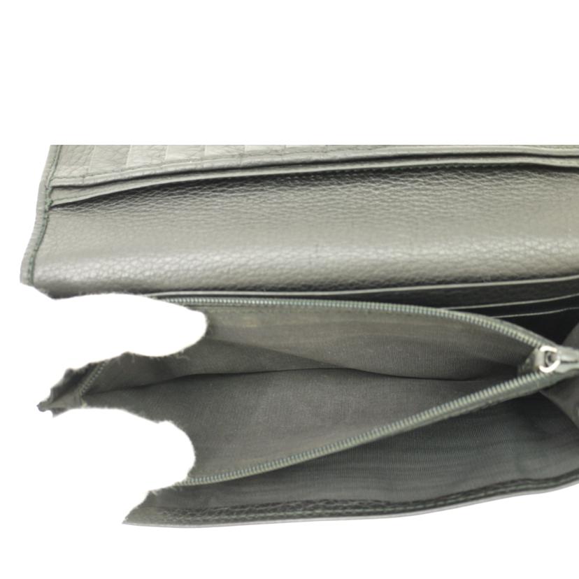 GUCCI グッチ 黒 メンズ/インターロッキングG二つ折り長財布/ブラック/308803//496***/Bランク/69