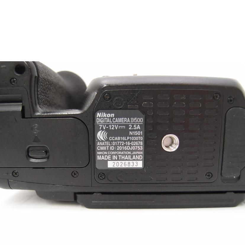 Nikon ニコン/デジタル一眼レフカメラ ボディ/D500//2026833/ABランク/69