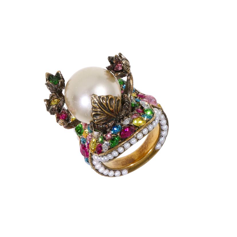 GUCCI グッチ/GUCCI/パールフラワーリング//ABランク/75