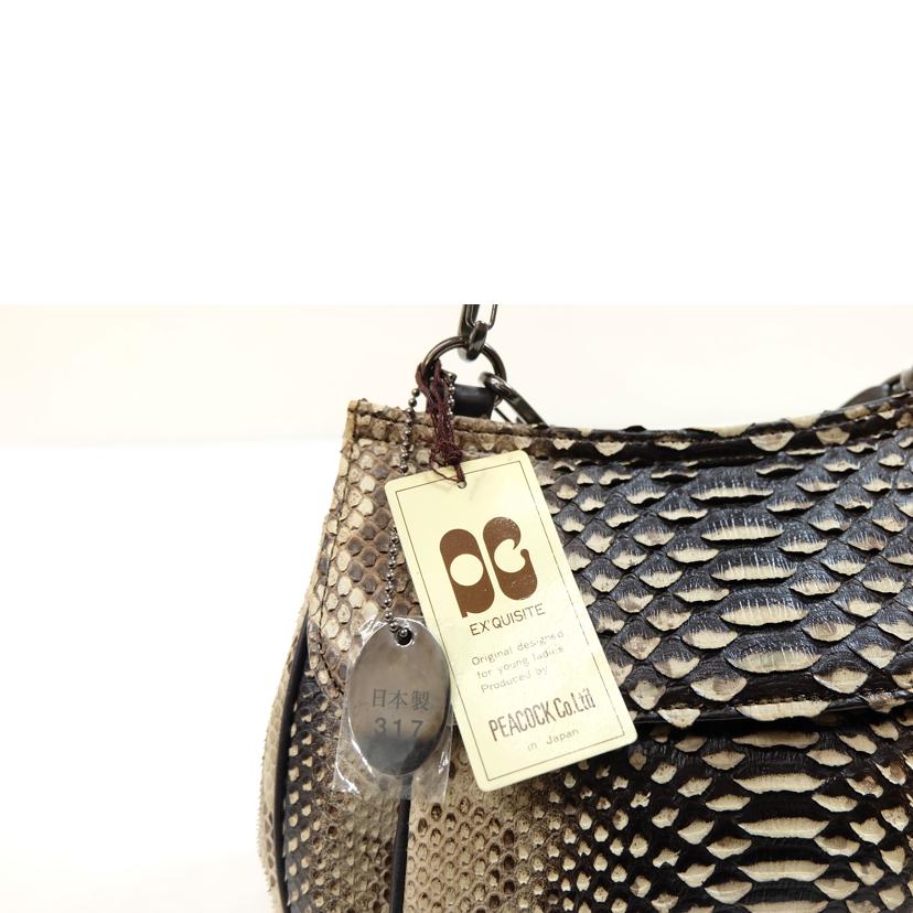 JRA ジェーアールエー/パイソンレザー2WAY バッグ/0747175Aランク/71