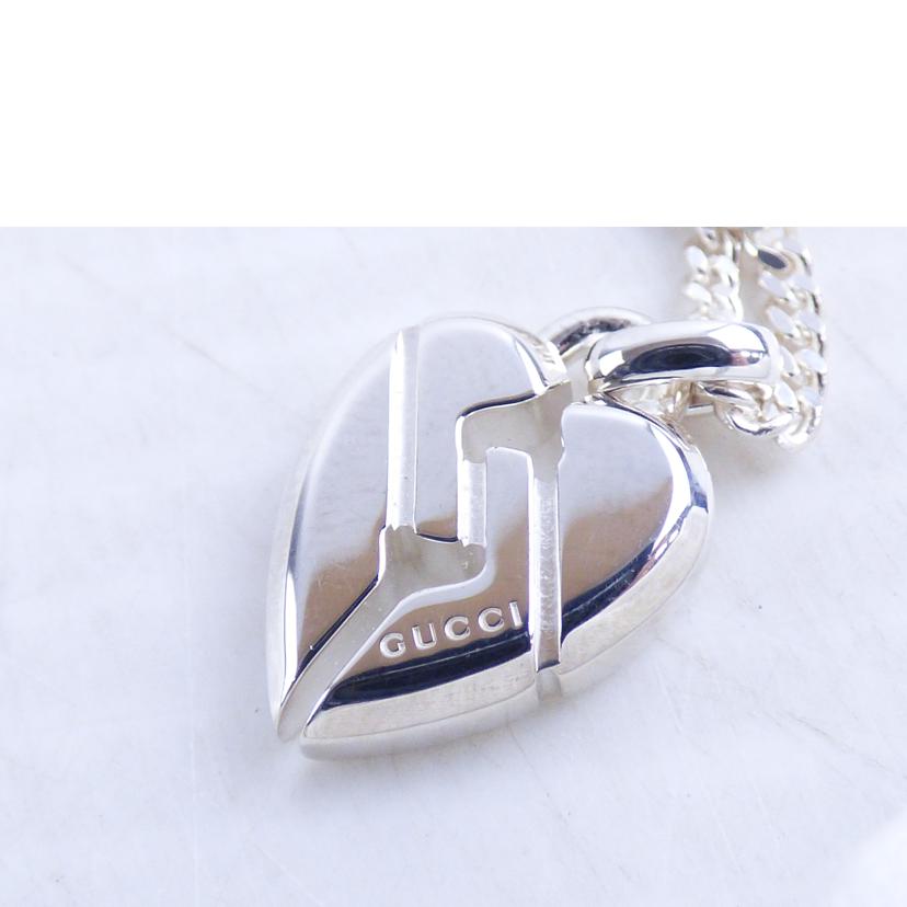 GUCCI グッチ/SVハートネックレス/AG925/45cm//ABランク/64