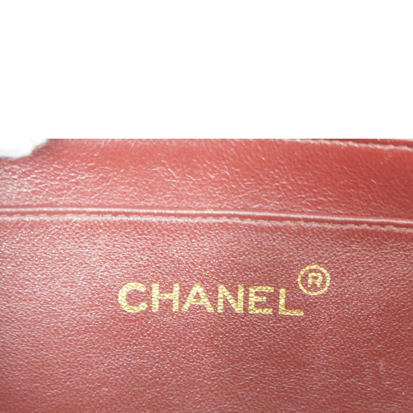CHANEL シャネル/バイアスステッチチェーンショルダー/ラムスキン//434****/Aランク/75