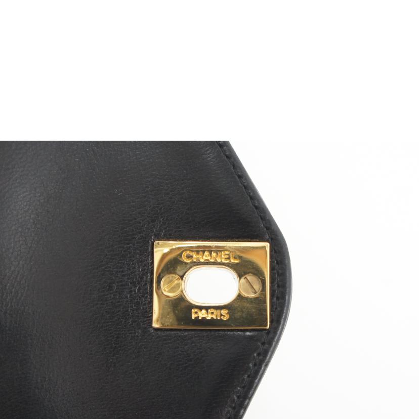 CHANEL シャネル/バイアスステッチチェーンショルダー/ラムスキン//434****/Aランク/75