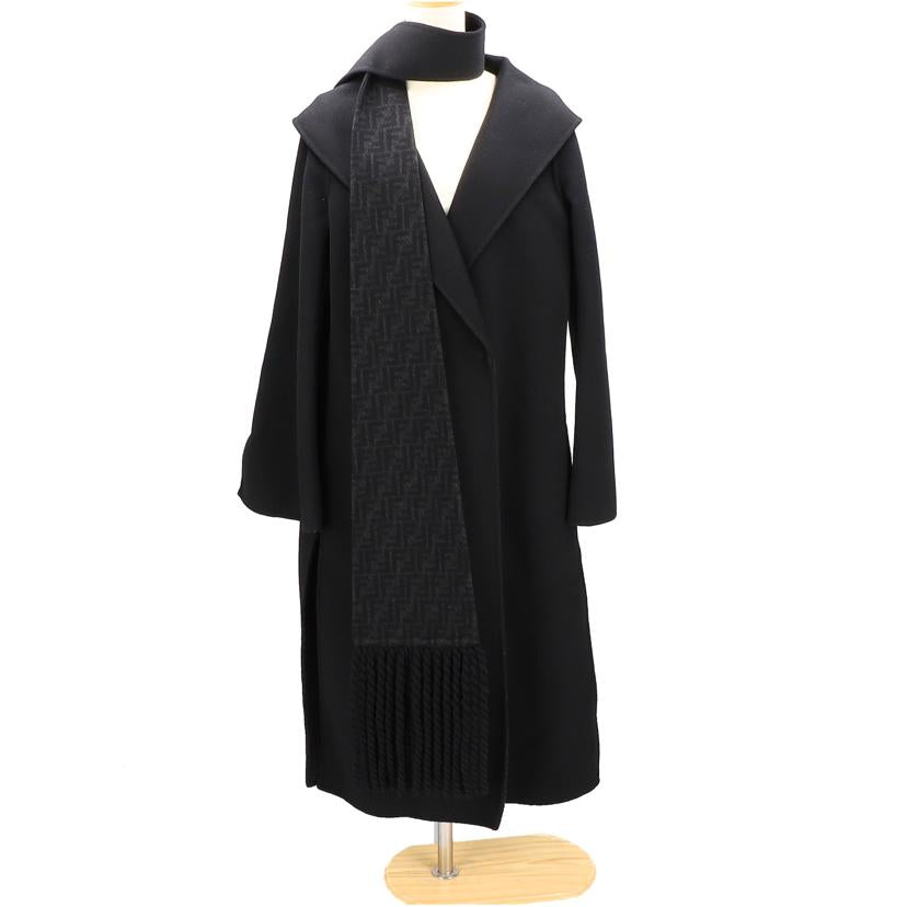 FENDI/ズッカマフラーウールロングコート/M-Lサイズ(40)/FF8835 A5HD//12C**********/Aランク/89
