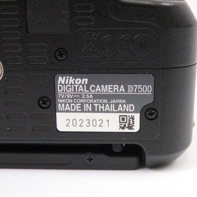Nikon ニコン/デジタル一眼/D7500/D7500//2023021/ABランク/25