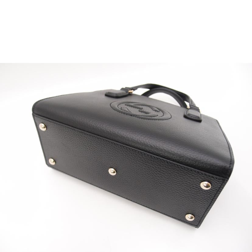 GUCCI グッチ/ソーホーインターロッキングG2wayハンド/ブラック/607722//213***/Sランク/69