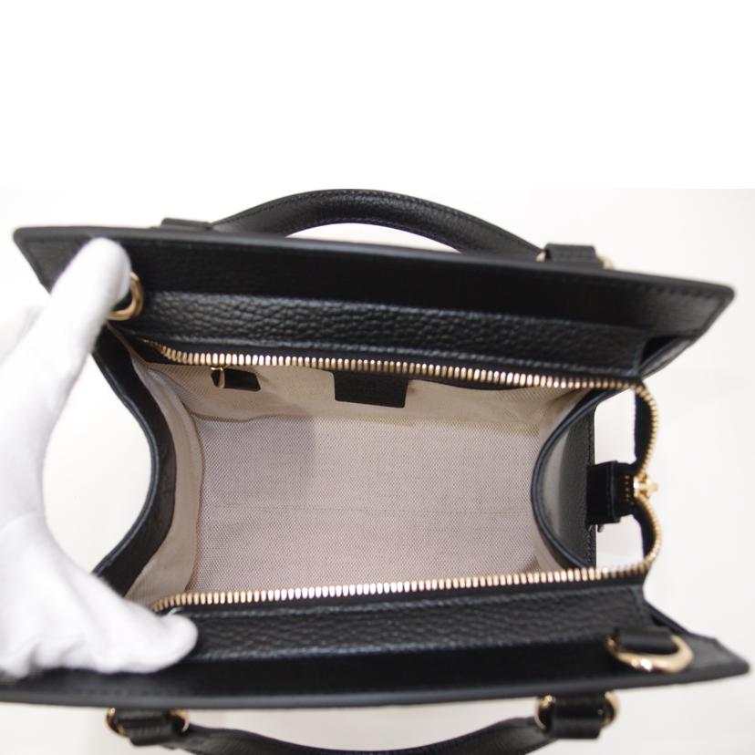 GUCCI グッチ/ソーホーインターロッキングG2wayハンド/ブラック/607722//213***/Sランク/69