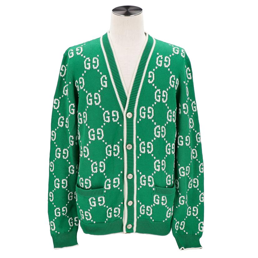 GUCCI グッチ/GGコットンインターシャ・カーディガン/703943//サイズ:M/SAランク/91