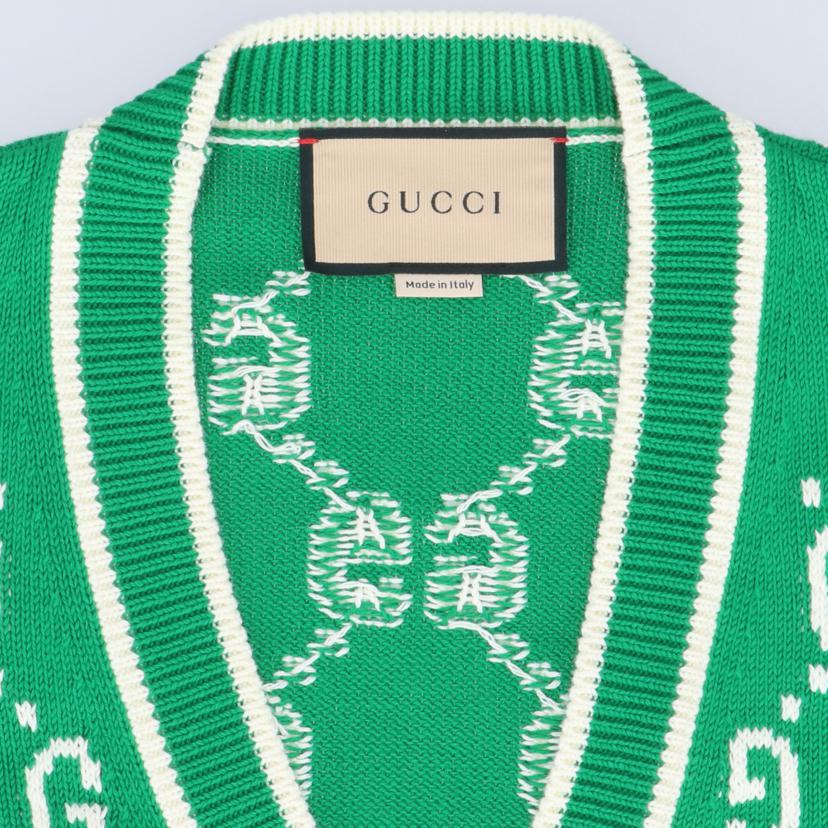 GUCCI グッチ/GGコットンインターシャ・カーディガン/703943//サイズ:M/SAランク/91